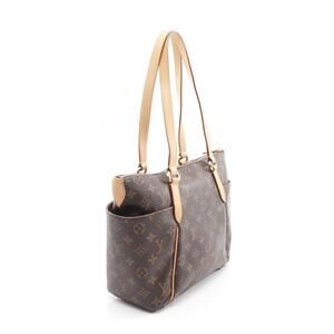 Louis Vuitton Leather Bag Canvas Totally Tote Brown Monogram